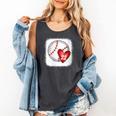 Womens Bleached Custom Baseball Mom Number 22 Heart For Mom Comfort Colors Tank Top Pepper Womens Bleached Custom Baseball Mom Number 22 Heart For Mom Comfort Colors Tank Top Pepper