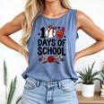 100 Days Of School Coquette Bow Baseball 100th Day Girl Kid Comfort Colors Tank Top Blue Jean