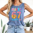 6 7 Mason Baseball Drip Number 67 Player Or 67th Birthday Comfort Colors Tank Top Blue Jean 6 7 Mason Baseball Drip Number 67 Player Or 67th Birthday Comfort Colors Tank Top Blue Jean