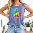 8th Birthday Baseball Ice Cream Drip 8 Years Old Girls B-Day Comfort Colors Tank Top Blue Jean