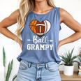 Ball Grampy Basketball Football Baseball Player Comfort Colors Tank Top Blue Jean
