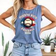Baseball 2026 Puerto Rico Island Pride Sports Theme Comfort Colors Tank Top Blue Jean Baseball 2026 Puerto Rico Island Pride Sports Theme Comfort Colors Tank Top Blue Jean