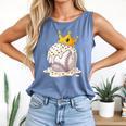 Baseball Drip Ice Cream Crown Melt Graphic Comfort Colors Tank Top Blue Jean