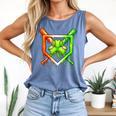 Baseball Drip Ice Cream St Patricks Day Shamrock Comfort Colors Tank Top Blue Jean Baseball Drip Ice Cream St Patricks Day Shamrock Comfort Colors Tank Top Blue Jean