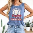 Baseball Game Day There Is No Crying In Baseball Comfort Colors Tank Top Blue Jean