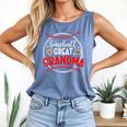 Baseball Great Grandma Of A Baseball Player Great Grandma Comfort Colors Tank Top Blue Jean