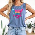 Baseball Ice Cream Drip 100 Days Of School Boys Girls 100th Comfort Colors Tank Top Blue Jean