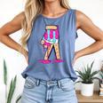 Baseball Ice Cream Drip Boys Glove Sprinkles Baseball Lover Comfort Colors Tank Top Blue Jean