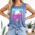 Baseball Life Lifestyle Home Plate Ice Cream Drip Men Boys Comfort Colors Tank Top Blue Jean