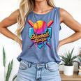 Baseball Lifestyle Drip Icecream Comfort Colors Tank Top Blue Jean