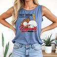 Baseball Mom Hot Mess Always Stressed Baseball Mama Comfort Colors Tank Top Blue Jean