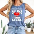 Baseball Mom Humor I Teach My Kids To Hit And Steal Comfort Colors Tank Top Blue Jean Baseball Mom Humor I Teach My Kids To Hit And Steal Comfort Colors Tank Top Blue Jean