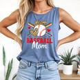 Baseball Mom Leopard Heart Mother's Day Girls Comfort Colors Tank Top Blue Jean Baseball Mom Leopard Heart Mother's Day Girls Comfort Colors Tank Top Blue Jean