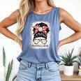 Baseball Mom Messy Bun Hair Player Mom Comfort Colors Tank Top Blue Jean Baseball Mom Messy Bun Hair Player Mom Comfort Colors Tank Top Blue Jean