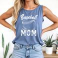 Baseball Mom For Women Family Matching Players Team Mommy Comfort Colors Tank Top Blue Jean
