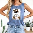 Baseball Mom Women Messy Bun Leopard Mother's Day Comfort Colors Tank Top Blue Jean Baseball Mom Women Messy Bun Leopard Mother's Day Comfort Colors Tank Top Blue Jean
