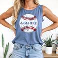 Baseball Red Stitches Sport Graphic 6432 Comfort Colors Tank Top Blue Jean Baseball Red Stitches Sport Graphic 6432 Comfort Colors Tank Top Blue Jean