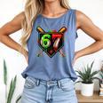 Baseball Six Seven 67 Meme Ice Cream Drip Xmas Women Men Comfort Colors Tank Top Blue Jean