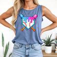 Baseball Sport Respect The Drip Boys Baseball Comfort Colors Tank Top Blue Jean