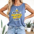 Best Baseball Umpire Job Occupation Premium Tri-Blend Comfort Colors Tank Top Blue Jean