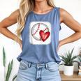 Bleached Custom Baseball Mom Number 17 Heart For Mom Comfort Colors Tank Top Blue Jean Bleached Custom Baseball Mom Number 17 Heart For Mom Comfort Colors Tank Top Blue Jean