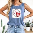 Bleached Custom Baseball Mom Number 55 Heart For Mom Comfort Colors Tank Top Blue Jean Bleached Custom Baseball Mom Number 55 Heart For Mom Comfort Colors Tank Top Blue Jean
