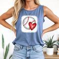 Bleached Custom Baseball Mom Number 7 Heart For Mom Comfort Colors Tank Top Blue Jean Bleached Custom Baseball Mom Number 7 Heart For Mom Comfort Colors Tank Top Blue Jean