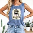 Bleached Messy Bun Game Day Vibes Baseball Mom Game Day Comfort Colors Tank Top Blue Jean Bleached Messy Bun Game Day Vibes Baseball Mom Game Day Comfort Colors Tank Top Blue Jean