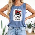 Bleached Tia Life Soccer Messy Bun Baseball Game Day Comfort Colors Tank Top Blue Jean Bleached Tia Life Soccer Messy Bun Baseball Game Day Comfort Colors Tank Top Blue Jean