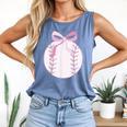 Coquette Baseball Mom Pink Bow Baseball Mama Comfort Colors Tank Top Blue Jean Coquette Baseball Mom Pink Bow Baseball Mama Comfort Colors Tank Top Blue Jean