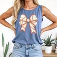 Coquette Bow Baseball Mama Baseball Mom Women Comfort Colors Tank Top Blue Jean Coquette Bow Baseball Mama Baseball Mom Women Comfort Colors Tank Top Blue Jean