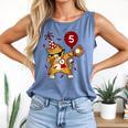 Dabbing Cool Cat Baseball 5th Birthday Comfort Colors Tank Top Blue Jean Dabbing Cool Cat Baseball 5th Birthday Comfort Colors Tank Top Blue Jean