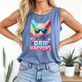 Drip Happens Baseball Ice Cream Bat And Ball With Sunglasses Comfort Colors Tank Top Blue Jean Drip Happens Baseball Ice Cream Bat And Ball With Sunglasses Comfort Colors Tank Top Blue Jean