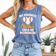 My Favorite Pitcher Calls Me MomMom Pitcher Baseball Mom Mom Comfort Colors Tank Top Blue Jean My Favorite Pitcher Calls Me MomMom Pitcher Baseball Mom Mom Comfort Colors Tank Top Blue Jean