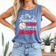 My Favorite Player Calls Me Grampy Baseball Grampy Comfort Colors Tank Top Blue Jean My Favorite Player Calls Me Grampy Baseball Grampy Comfort Colors Tank Top Blue Jean