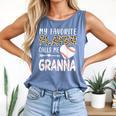 My Favorite Player Calls Me Granna Baseball Leopard Comfort Colors Tank Top Blue Jean My Favorite Player Calls Me Granna Baseball Leopard Comfort Colors Tank Top Blue Jean