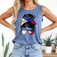 Filipina Baseball Mom Philippines Flag Baseball Girl Comfort Colors Tank Top Blue Jean