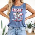 Garrett Crochet Boston Baseball Players MLBGCR201M Comfort Colors Tank Top Blue Jean