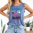 Gender Reveal Baseball Or Bows Daddy Loves You Comfort Colors Tank Top Blue Jean