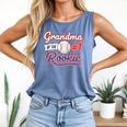 Grandparent Grandma Of The 1 Rookie Baseball Comfort Colors Tank Top Blue Jean Grandparent Grandma Of The 1 Rookie Baseball Comfort Colors Tank Top Blue Jean