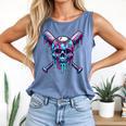 Halloween Baseball Skull Drip Baseball Lifestyle Boy Men Comfort Colors Tank Top Blue Jean Halloween Baseball Skull Drip Baseball Lifestyle Boy Men Comfort Colors Tank Top Blue Jean