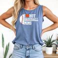 I Heart Hot Baseball Moms Comfort Colors Tank Top Blue Jean I Heart Hot Baseball Moms Comfort Colors Tank Top Blue Jean