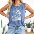 I'Ll Be Waiting For You At Home Baseball Comfort Colors Tank Top Blue Jean