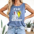 It's My 12th Birthday Baseball Softball Heart 12 Year Old Comfort Colors Tank Top Blue Jean It's My 12th Birthday Baseball Softball Heart 12 Year Old Comfort Colors Tank Top Blue Jean