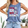 ITS In My DNA Baseball Sport Player Saying Baseball Fan Comfort Colors Tank Top Blue Jean