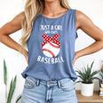 Just A Girl Who Loves Baseball Cute Retro Baseball Lover Comfort Colors Tank Top Blue Jean Just A Girl Who Loves Baseball Cute Retro Baseball Lover Comfort Colors Tank Top Blue Jean