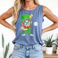 Kids St Patricks Day Shirt Leprechaun Baseball Boys Men Comfort Colors Tank Top Blue Jean