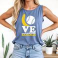 Love Bananas Banana Baseball Comfort Colors Tank Top Blue Jean Love Bananas Banana Baseball Comfort Colors Tank Top Blue Jean