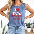 I Love Baseball Moms Comfort Colors Tank Top Blue Jean I Love Baseball Moms Comfort Colors Tank Top Blue Jean