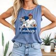 Mike Trout Los Angeles A MLB Baseball Players MLBMTR302N Comfort Colors Tank Top Blue Jean